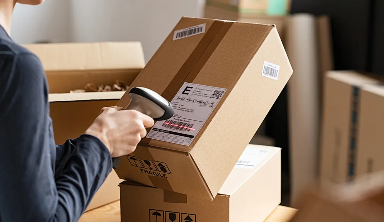 Thermal transfer logistics & shipping label.webp